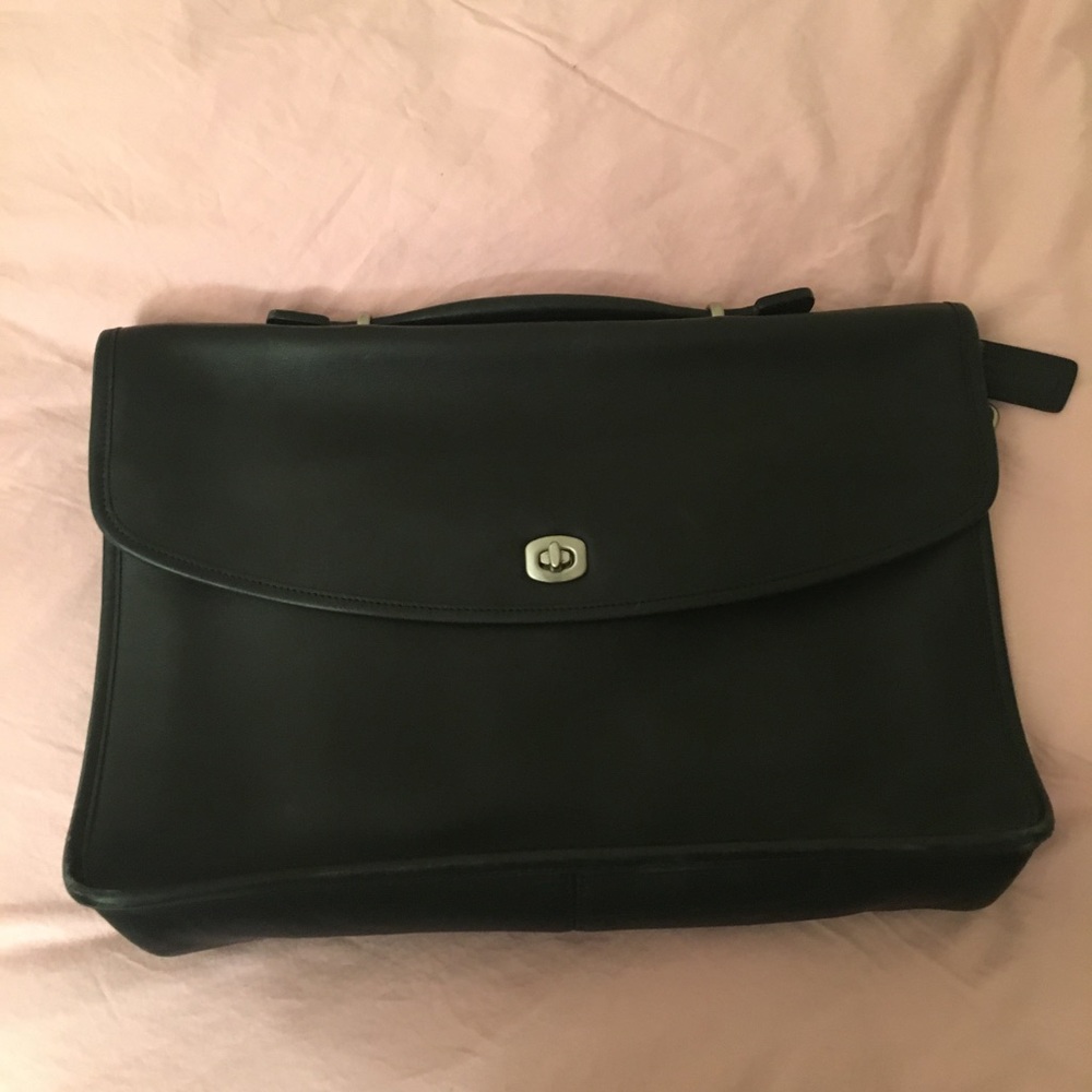 Authentic Coach Leather Briefcase